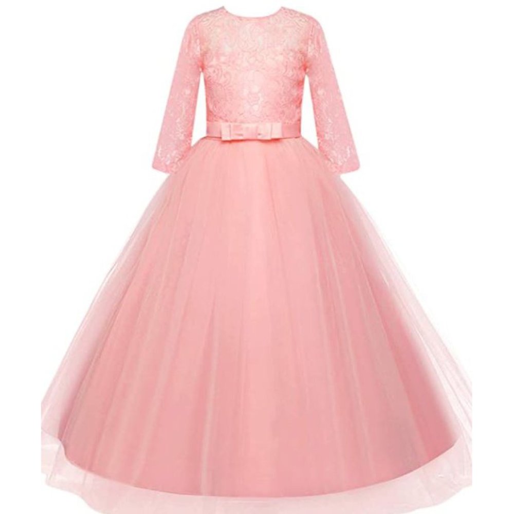 Girls formal pink dress